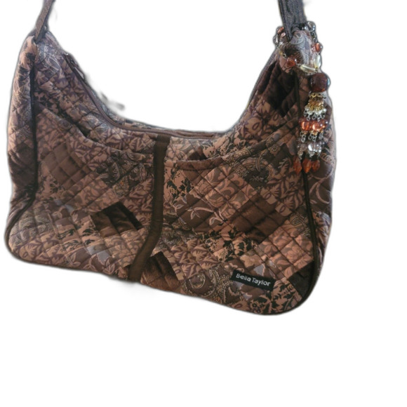 Bella Taylor Quilted Blakely Handbag Shoulderbag Tote Purse Preowned - Picture 3 of 11